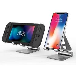 tomtoc Play Stand for Nintendo Switch, Multi-Angle Adjustable Desktop Gaming Stand Holder Compatible with iPhone | iPad Mini | Samsung Galaxy | eBook and Other up to 7.9-inch Tablet Device