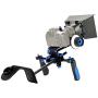 Morros DSLR Rig Movie Kit Shoulder Mount Rig with Follow Focus and Matte Box for All DSLR Cameras and Video Camcorders