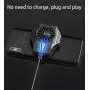SONGVEN Portable Mobile Phone Radiator Cooler Fast Cooling Semiconductor Phone Radiator Heatsink for Gaming Cell Phone Cooler for iOS Android Phones 4-6.7 inch Heat Dissipation (R11)