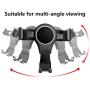 LUNQIN Audi A6 A7 2012-2018 Car Phone Holder Auto Accessories Navigation Bracket Interior Decoration Mobile Cell Phone Mount