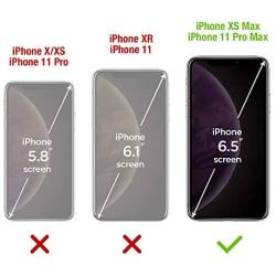 FlexGear Screen Protector for iPhone 11 Pro Max/iPhone Xs MAX [Full Coverage] Tempered Glass, Clear (3-Pack)