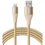 Anker Powerline+ II Lightning Cable (6ft), MFi Certified for Flawless Compatibility with iPhone X/8/8 Plus/7/7 Plus/6/6 Plus/5/5S and More(Gold)