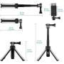 Taisioner Mini Selfie Stick Tripod Kit Two in One Compatible with Hero Action Camera and Cell Phone Accessories