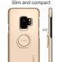 Spigen Style Ring 360 Cell Phone Ring/Phone Grip/Stand/Holder for All Phones and Tablets Compatible with Magnetic Car Mount - Champaign Gold