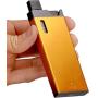 BRIK | Ultra-Slim Aluminum Portable Charger Case | Pod Storage | Holds 1 Extra Pod - Brick Power Bank (Orange)