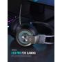 Mpow EG3 Pro - Over-Ear Gaming Headset for PC,PS4,Xbox One, Nintendo Switch,3D Surround Sound,Noise Cancelling Mic&Soft Memory Earmuff