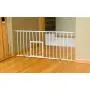 Carlson Pet Products MINI Expandable Extra Wide Pet Gate with Small Pet Door (916006), White, 18-31 inches Carlson Pet Products MINI Expandable Extra Wide Pet Gate with Small Pet Door (916006), White, 18-31 inches
