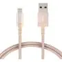 AmazonBasics Nylon Braided Lightning to USB A Cable, MFi Certified Apple iPhone Charger, Gold, 3-Foot AmazonBasics Nylon Braided Lightning to USB A Cable, MFi Certified Apple iPhone Charger, Gold, 3-Foot