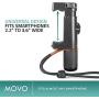 Movo Smartphone Pro Recording Bundle with Wireless Lavalier Microphone System and Video Grip Handle Rig for Apple iPhone 5, 5C, 5S, 6, 6S, 7, 8, X, XS, XS Max, 11, 11 Pro, Samsung Galaxy, Note