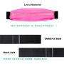 smartlle Fanny Pack, Running Belt, Waist Bag/Holder for Women & Men for iPhone Xs Max, XR, XS/X, 8/7/6s Plus, 6/SE, Samsung Galaxy S10/S9/S8 +/ Note 9/8, Moto, LG, Pixel. Gym Workout Fitness Gear Pink