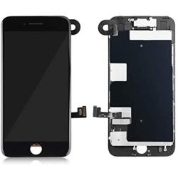 for iPhone 8 Plus Screen Replacement Kit Black 5.5" LCD Display iPhone 8 Plus Replacement Touch Screen Digitizer Full Assembly with Front Camera+ Earpiece+ Repair Tools Kit+ Screen Protector (Black)