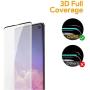 S10 Screen Protector Tempered Glass for Samsung Galaxy S10 Case Friendly 9H Hardness 3D Curved HD Coverage [Fingerprint ID Enabled] [Black] [2-Pack]