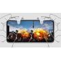Mobile Game Controller [L1+R1] Trigger Aim Button Compatible Mobile Phone [JI-2] (White)