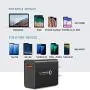 Quick Charge 3.0,USB Type-C Cable with Adaptive Fast Wall Charger Compatible for Samsung Galaxy S8 S8 Plus S9 S9 Plus,LG G6 G5 V30 V20, Google Pixel 2 Nexus 5X 6p …