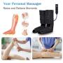 Beauty Kate Leg Massager with Heat Function, Calf Foot Massager for Circulation and Relaxation, with Handheld Controller 3 Intensities 6 Modes