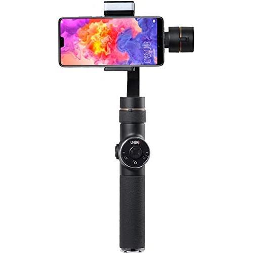 3-Axis Handheld Gimbal Stabilizer & LED Adjustable Night Fill Light and Lightning Zoom Face Tracking Time-Lapse Portable PTZ Stabilizer Panorama Mode Sports Camera for Phone 8 X Xs Max Xr X 8 Plus 7