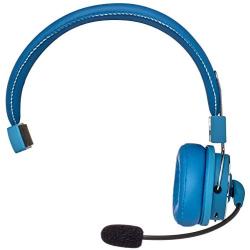 Blue Tiger Elite Premium Wireless Bluetooth Headset – Professional Truckers’ Noise Cancellation Head Set with Microphone – Clear Sound, Long Battery Life, No Wires - 34 Hour Talk Time - Blue