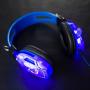 DSstyles Wireless Cell Phone headsets Wired Gaming Headset Deep Bass Game Earphone Computer Headphones with Microphone LED Light Headphones
