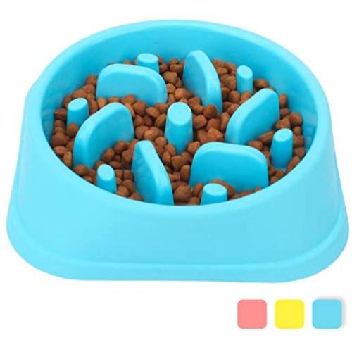 NOYAL Dog Slow Feeder Bowl, Non Slip Puzzle Bowl - Anti-Gulping Pet Slower Food Feeding Dishes - Interactive Bloat Stop Dog Bowls - Durable Preventing Choking Healthy Design Dogs Bowl