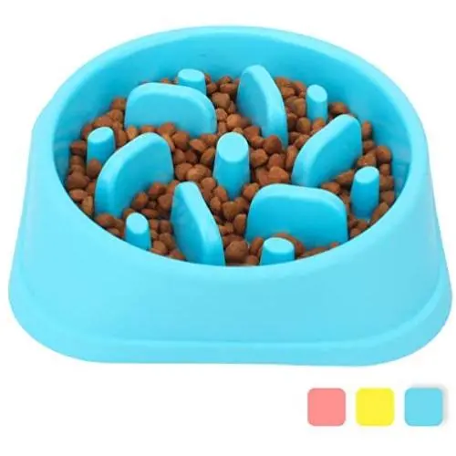 NOYAL Dog Slow Feeder Bowl, Non Slip Puzzle Bowl - Anti-Gulping Pet Slower Food Feeding Dishes - Interactive Bloat Stop Dog Bowls - Durable Preventing Choking Healthy Design Dogs Bowl NOYAL Dog Slow Feeder Bowl, Non Slip Puzzle Bowl - Anti-Gulping Pet Slower Food Feeding Dishes - Interactive Bloat Stop Dog Bowls - Durable Preventing Choking Healthy Design Dogs Bowl
