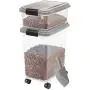 IRIS USA, Inc. 3- Piece Airtight Pet Food Storage Container Combo