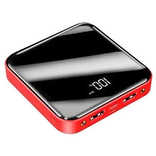 OYEALEX 20000mAh Portable Power Charger with LED Dual USB Ports 2.1A Output and 2A Input,Super Light Cell Phone Charger Battery Portable Power Supply/Power Bank Portable (Red,3.15INCH) OYEALEX 20000mAh Portable Power Charger with LED Dual USB Ports 2.1A Output and 2A Input,Super Light Cell Phone Charger Battery Portable Power Supply/Power Bank Portable (Red,3.15INCH)