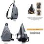 Tudequ Dry Wet Separation Sling Crossbody Chest Bag Backpack Casual Daypack for Men Women Teens