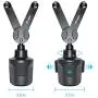 Kungber Cup Holder Phone Mount, (2-Phone) Cup Phone Holder for Car Phone Mount Multifunction Compatible with Phone Ring Holder