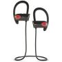 Bluephonic Sports Workout Wireless Headphones, DeepBassX Beats HD Stereo Sound, IPX7 Sweat and Water Proof Fit in Ear Bluetooth Earbuds, Noise Cancelling Running Earphones, Built in Mic, Play 8 hr