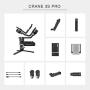 ZHIYUN Crane 3S Cinema Camera Gimbal Stabilizer (PRO KIT), Professional Handheld 3-Axis Gimbal Stabilizer for DSLR and Mirrorless Camera