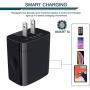 USB Wall Charger, 2-Pack Ailkin 4.8A 4-Port USB Plug Cube Portable Charging Box Wall Charger Plug, USB Charging Block, Adapter for Phone 11Pro Max/XR/XS MAX/8/7 Plus, Samsung Galaxy S5 S6 and More USB Wall Charger, 2-Pack Ailkin 4.8A 4-Port USB Plug Cube Portable Charging Box Wall Charger Plug, USB Charging Block, Adapter for Phone 11Pro Max/XR/XS MAX/8/7 Plus, Samsung Galaxy S5 S6 and More