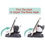 Cute Puppy Dog Desk Cell Phone Stand Holder Cartoon Smartphone Holder Bracket Ornament for Desk,Husky