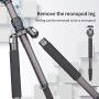 Carbon Fiber Tripod-INNOREL RT75C Super Professional Tripod Monopod Heavy Duty Stand Support Low Gravity Center 360°Panoramic ballhead for Digital DSLR Camera