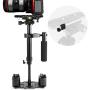 TYCKA S40 Anti-Shake Camera Stabilizer Aluminum Alloy Video 1/4 Screws and 3/8 Screw Hold for Nikon Canon Sony Panasonic Camcorder Camera Video DV Vblog DSLR Handheld Stabilizer