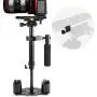 TYCKA S40 Anti-Shake Camera Stabilizer Aluminum Alloy Video 1/4 Screws and 3/8 Screw Hold for Nikon Canon Sony Panasonic Camcorder Camera Video DV Vblog DSLR Handheld Stabilizer