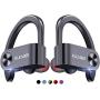 XLEADER SoundAngel Sports 3 (3 Gen) True Wireless Earbuds, Bluetooth 5.1 Headphone in Ear with Charging Case, IPX7 Waterproof TWS Earphones Premium 3D Bass Headphones for Sports Running Workout Black