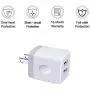 Wall Charger, Sicodo 3-Pack 2.1A Home Travel Dual Port Plug Wall Charging Block Compatible with iPhone X, 8,7 Plus,6 Plus,6s Plus,Tablet,Samsung Galaxy S8,S7 Edge,HTC,LG,Sony,Nokia,Motorola and More