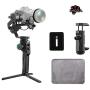 MOZA AirCross 2 Stabilizer with iFocus-M Motor 3-Axis Handheld Gimbal 8 Follow Modes Up to 7.1Lbs for Mirrorless Cameras Easy Set Up Auto-Tuning 12hrs Runtime with Phone Holder …