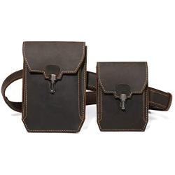 NKns Fanny Pack Mens Pockets Leather Mens Bag Chest Bag Mobile Phone Bag Travel Accessories