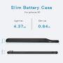 Wixann Battery case for iPhone XR, 4000mAh Slim Portable Charger Case Protective Rechargeable Battery Pack Charging Case for iPhone XR - 6.1inch