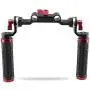 CAMVATE 15mm Rod & Soft Rubber Grip Shoulder Mount Rig with Rosette Standard Accessory for DSLR(Red,M6 Thread,31.8 mm) CAMVATE 15mm Rod & Soft Rubber Grip Shoulder Mount Rig with Rosette Standard Accessory for DSLR(Red,M6 Thread,31.8 mm)