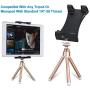 JUBOR Bike Tablet Holder, Portable Bicycle Car Phone Tablet Mount for Indoor Gym Treadmill, Spinning, Exercise Bike for iPad, iPad Pro, iPad Mini, 2, 3, iPad Air, iPhone Smartphone