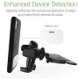 iOttie Wireless Car Charger Auto Sense Qi Charging Automatic Clamping CD + Air Vent Combo Phone Mount for iPhone, Samsung Galaxy, Huawei, LG, Smartphones