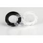 The LOOP earbuds holder headphones cord wrap 3x durable cable organizer black white clear pack
