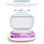 UV Smart Phone Sanitizer, Portable Aromatherapy Function Disinfector, Phone Cleaner for iOS Android Mobile Phone with Fast Wireless Charging for Cell Phone/Cash/Pacifiers UV Smart Phone Sanitizer, Portable Aromatherapy Function Disinfector, Phone Cleaner for iOS Android Mobile Phone with Fast Wireless Charging for Cell Phone/Cash/Pacifiers