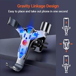 TORRAS Car Phone Mount Vent Holder, [2020 Luxury Metal] Auto-Clamping Cell Phone Holder for Car Air Vent Clip Compatible for iPhone 11 Pro Max Xs Xr X 8, Samsung Galaxy S20+Ultra Note10 Plus S9 &All