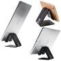 Honsky Solid Portable Universal Aluminum Desktop Desk Stand Hands Free Mobile Smart Cell Phone Holder Tablet Display Stand, Cellphone Stand, Smartphone Mount, Black