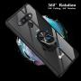 UCC LG Stylo 6 Case with Tempered Glass Screen Protector, Stylo 6 Case Kickstand Clear [Military Grade ] 15ft. Drop Tested Protective Cover for LG Stylo 6 Phone. (Black)