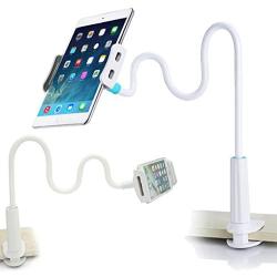 I2USHOP Gooseneck iPad Stand Holder / Adjustable Tablet Holder Mount / Cell Phone Holder, Long Arm Bracket for iPhone New iPad Pro 4-10.6 Inches Device