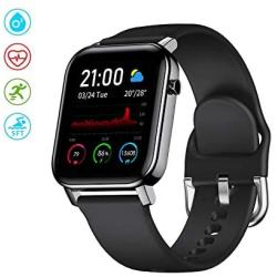 Smart Watch for Android and iOS Phone with 1.4" Touch Screen, Activity Fitness Tracker Heart Rate Sleep Monitor,IP68 Waterproof Pedometer Smartwatch Step Counter for Women and Men